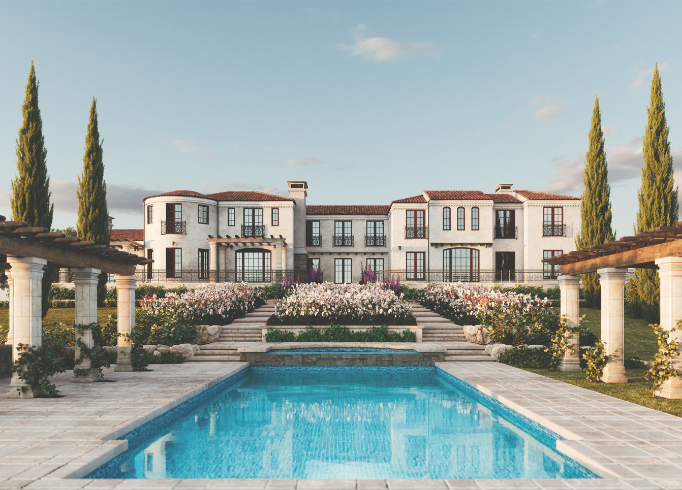 Estate with pool